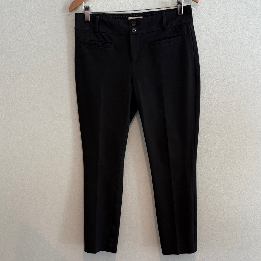 Anthropologie Black Ankle Pants